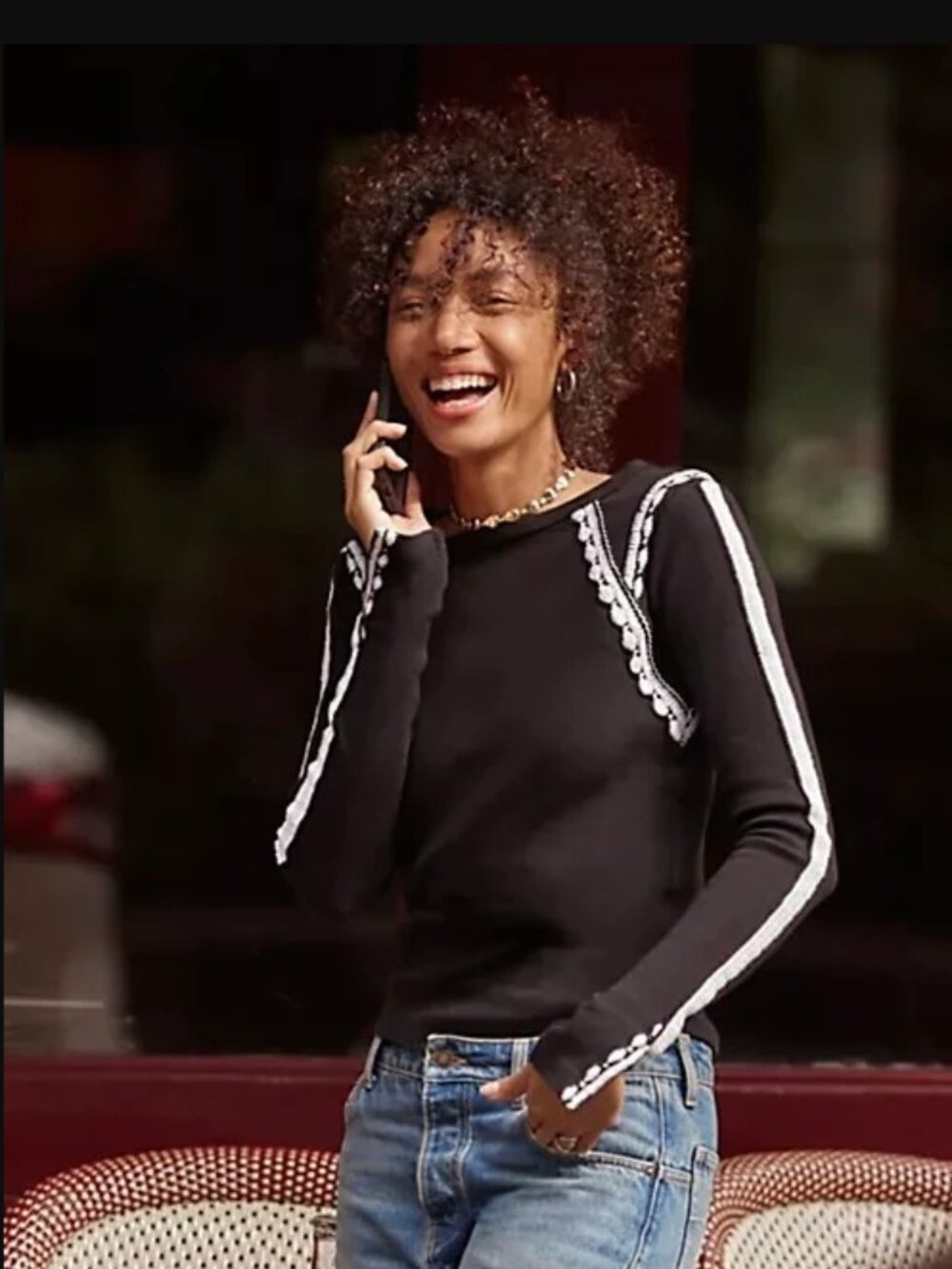 Free People Lost Love Long Sleeve - L